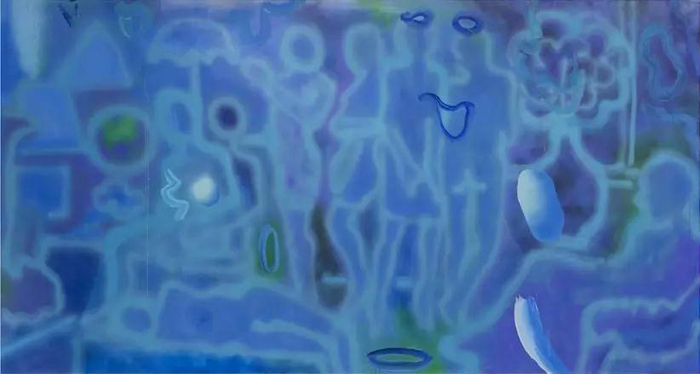《酒店之二》，380cmx200cm，布面油画，2017.jpg