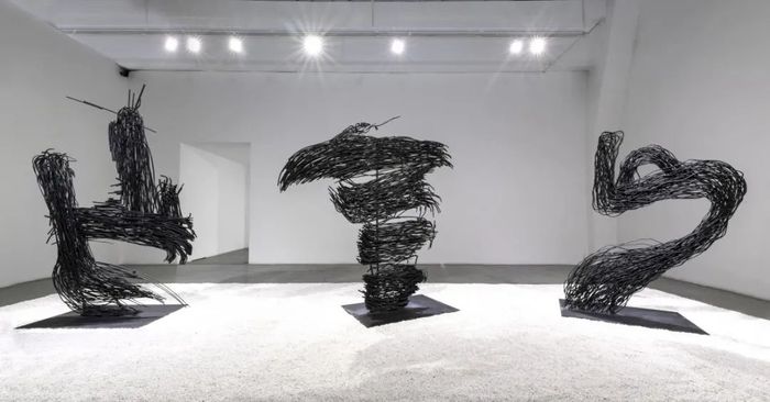 2019年北京798艺术区艺·凯旋画廊，“陆地和声·吴达新个展”展览现场（2）.jpg