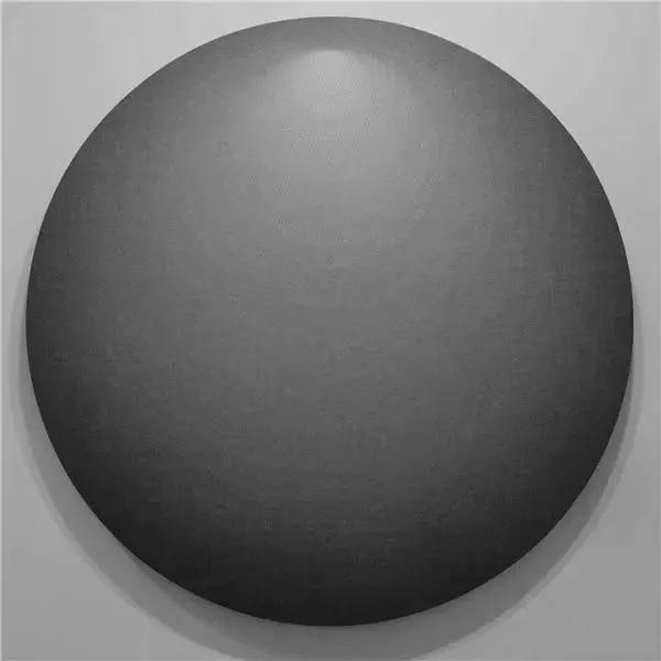 无题，布面铅笔，dia. 150 cm，2017.jpg