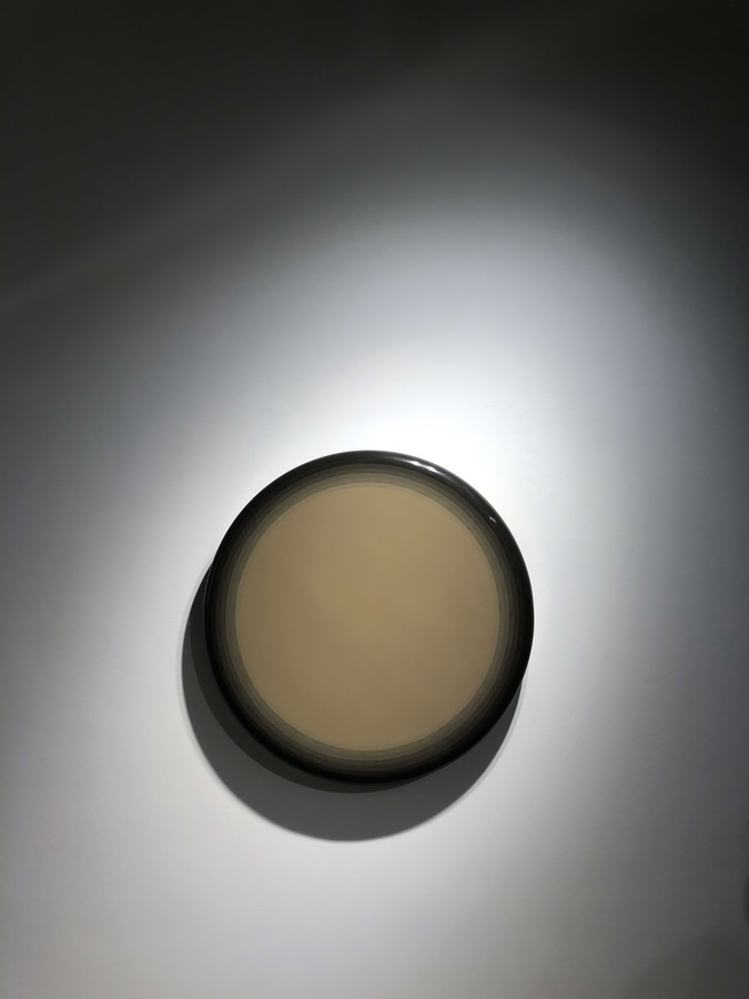 周雄波《0191011》材质:大漆上美西舟(日本)《9070》材质:油画鳴河麻