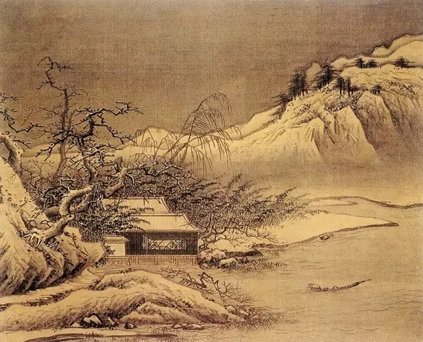 "文艺青年"宋徽宗传世的花鸟画,人物画很多,但在山水画中,这幅画是